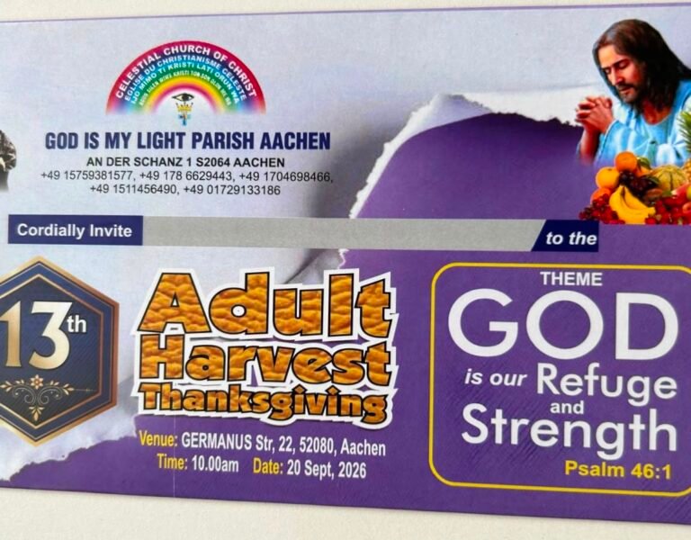 A Special Celebration of Thanksgiving in Aachen